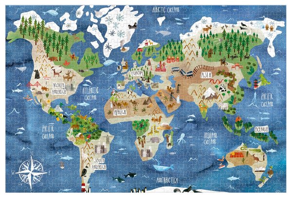 Londji Micro Puzzle The World (600 Teile)
