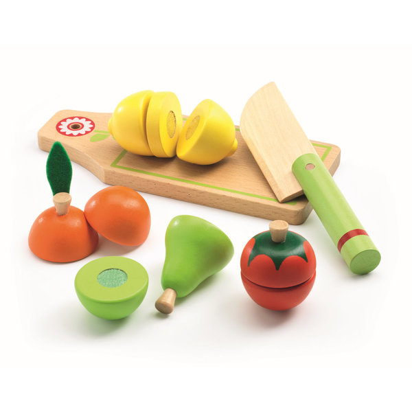 Djeco Kinderküche Früchte und Gemüse zum Schneiden