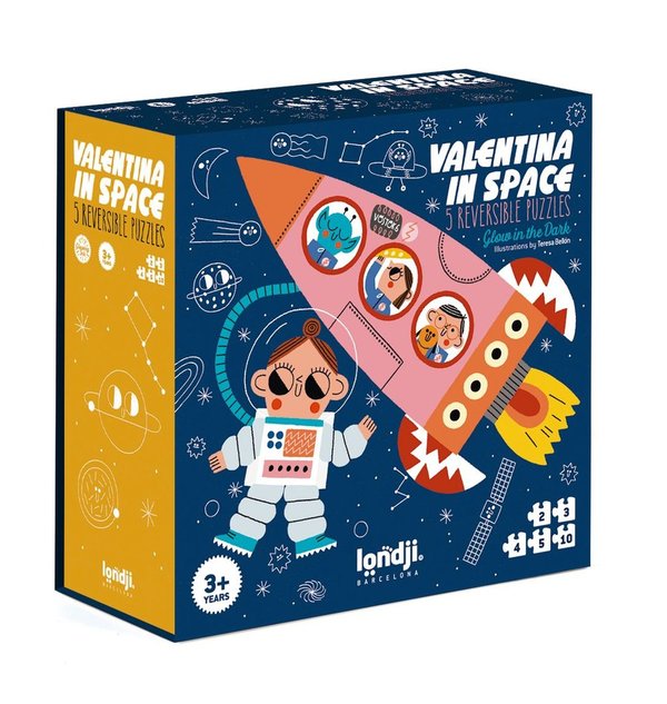 Londji Puzzle: Valentina im Weltraum (24 Teile)